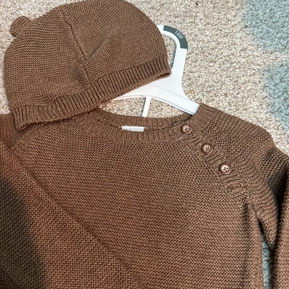 NWT 3-piece knit brown set - Picture 2 of 4